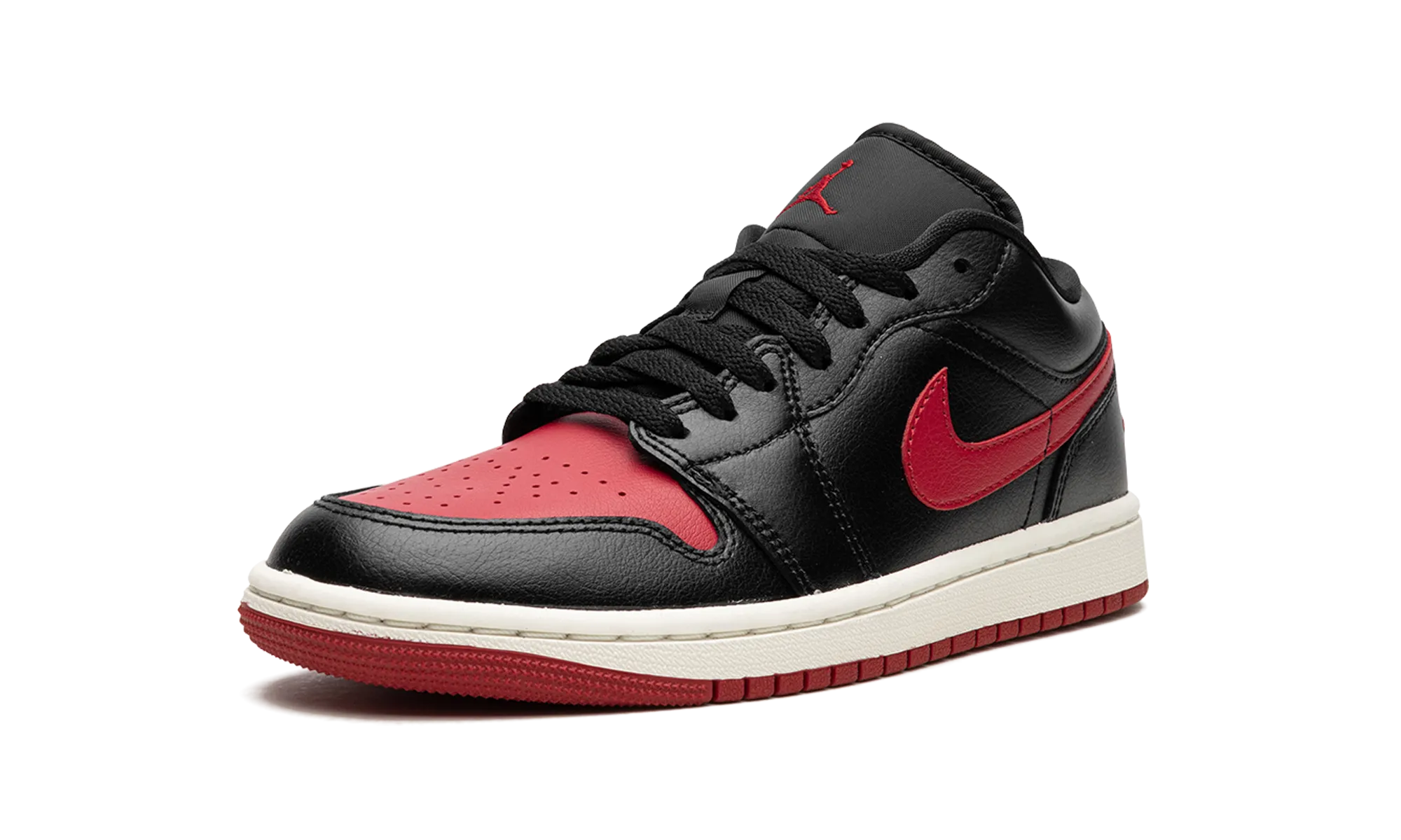 Air Jordan 1 Low WMNS "Bred Sail" Ventilated Sides