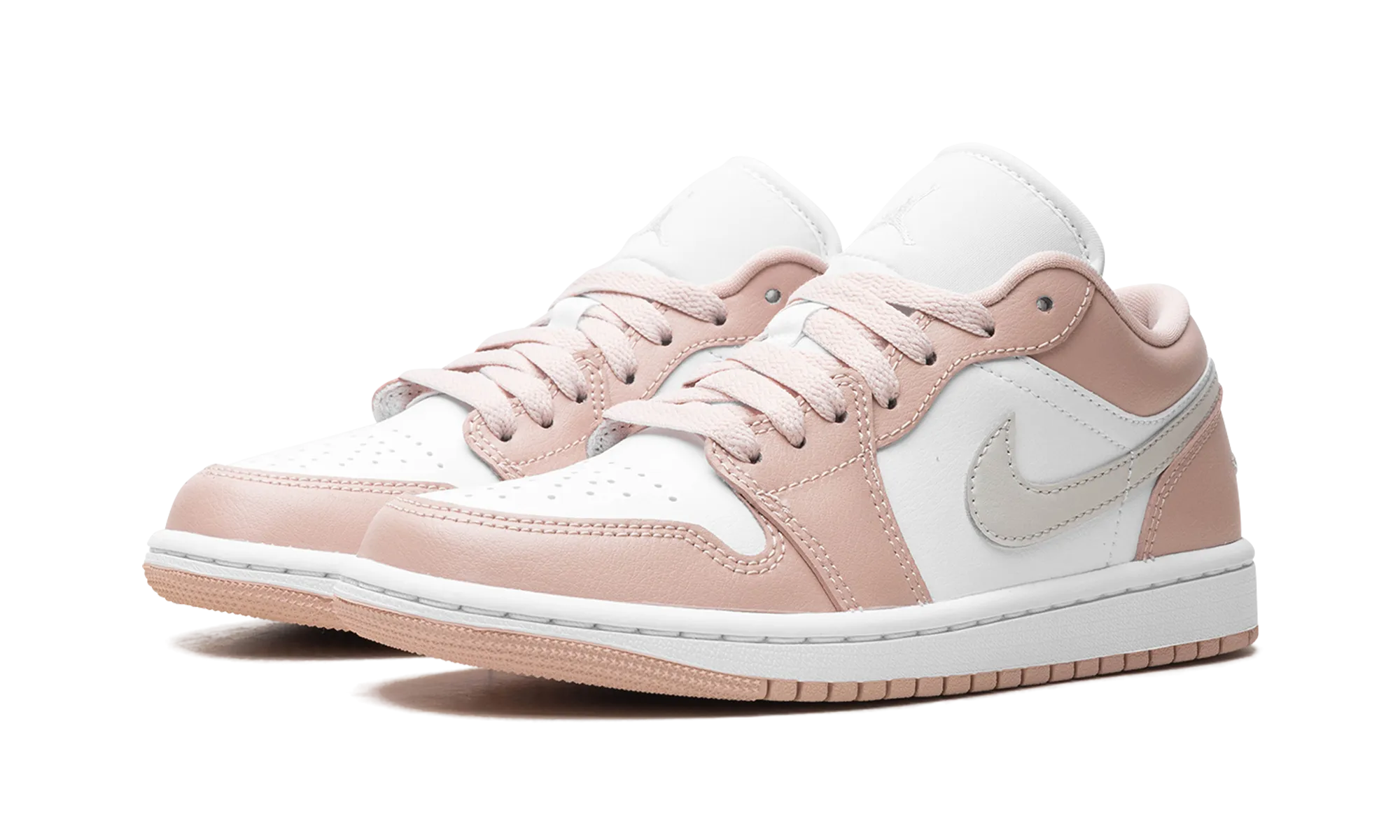 Refined touch Streamlined Style Air Jordan 1 Low WMNS "CRIMSON TINT"