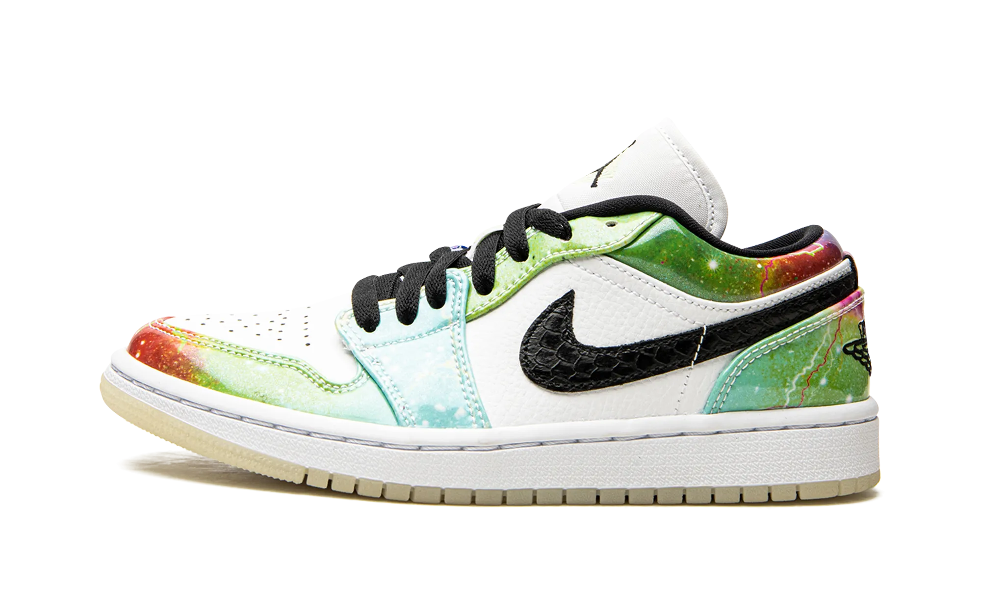 Air Jordan 1 Low WMNS "Galaxy" Breathable Feel Treaded Sole