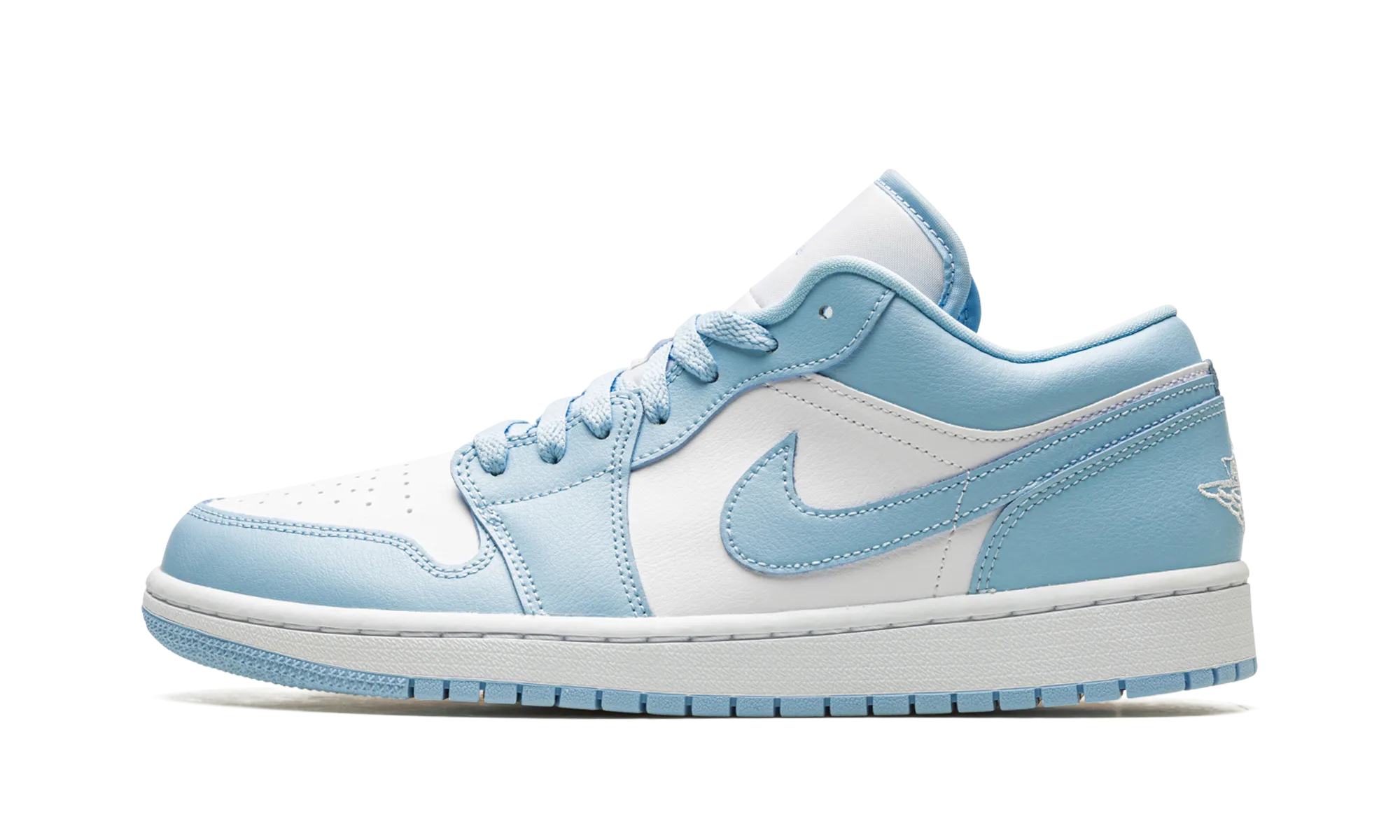 AIR JORDAN 1 LOW WMNS "Ice Blue" Hypergrip Texture