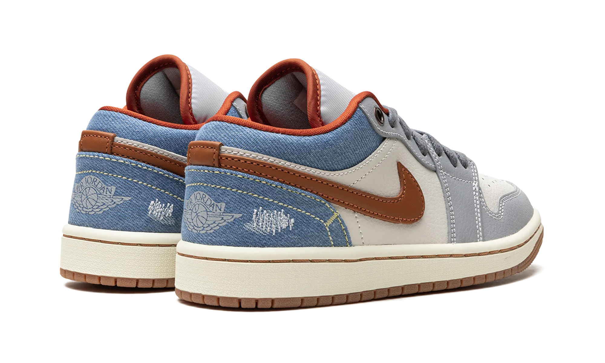 Air Jordan 1 Low WMNS "Phantom Denim" Rubber Sole