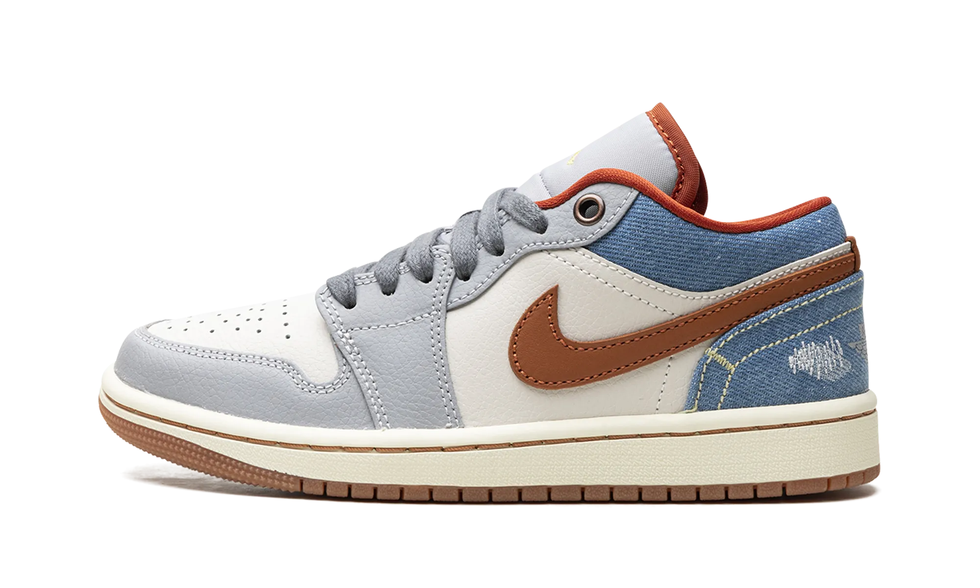 Sport Aesthetic Eco friendly materials Air Jordan 1 Low WMNS "Phantom Denim"