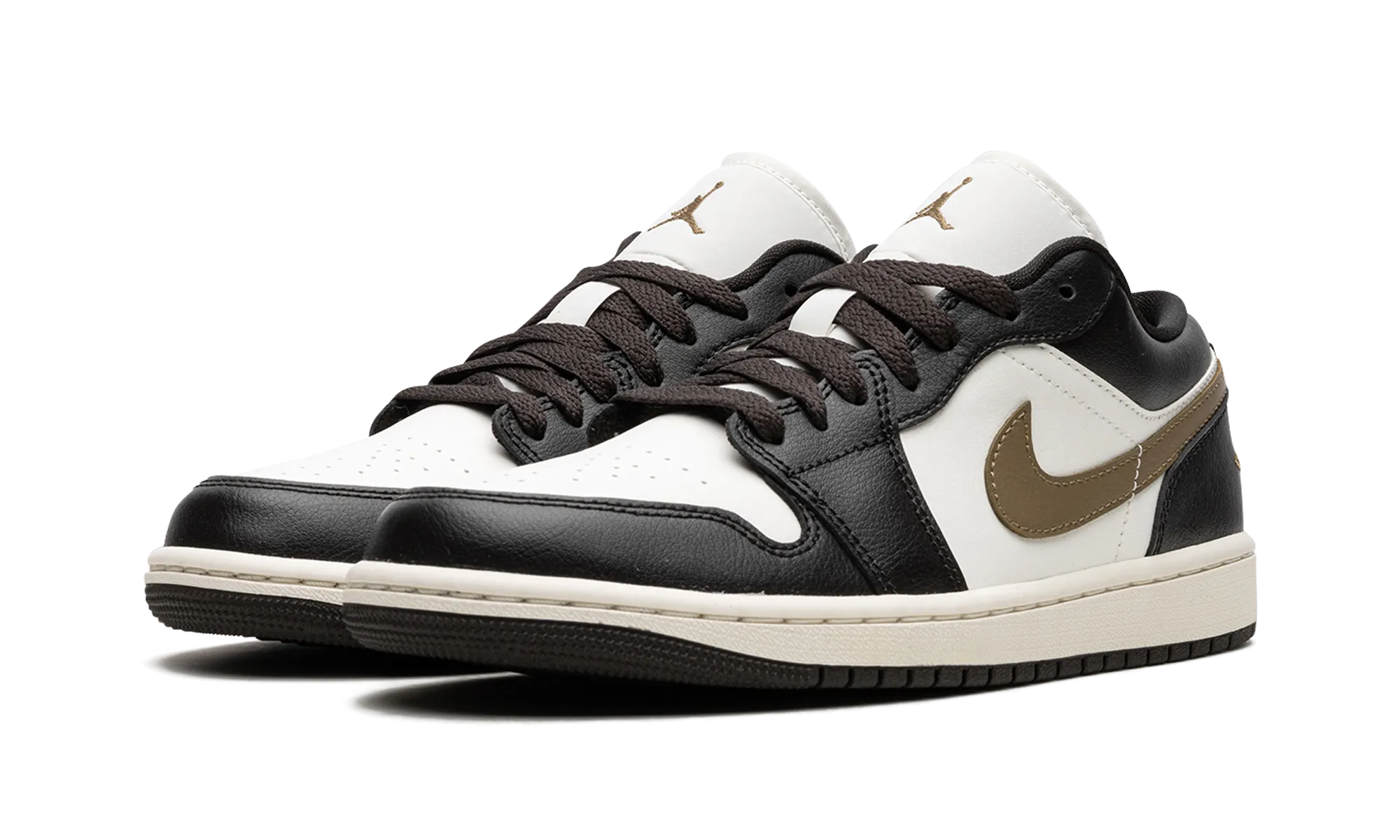 High   Top Style Adaptive Heel Cradle Air Jordan 1 Low WMNS "Shadow Brown"