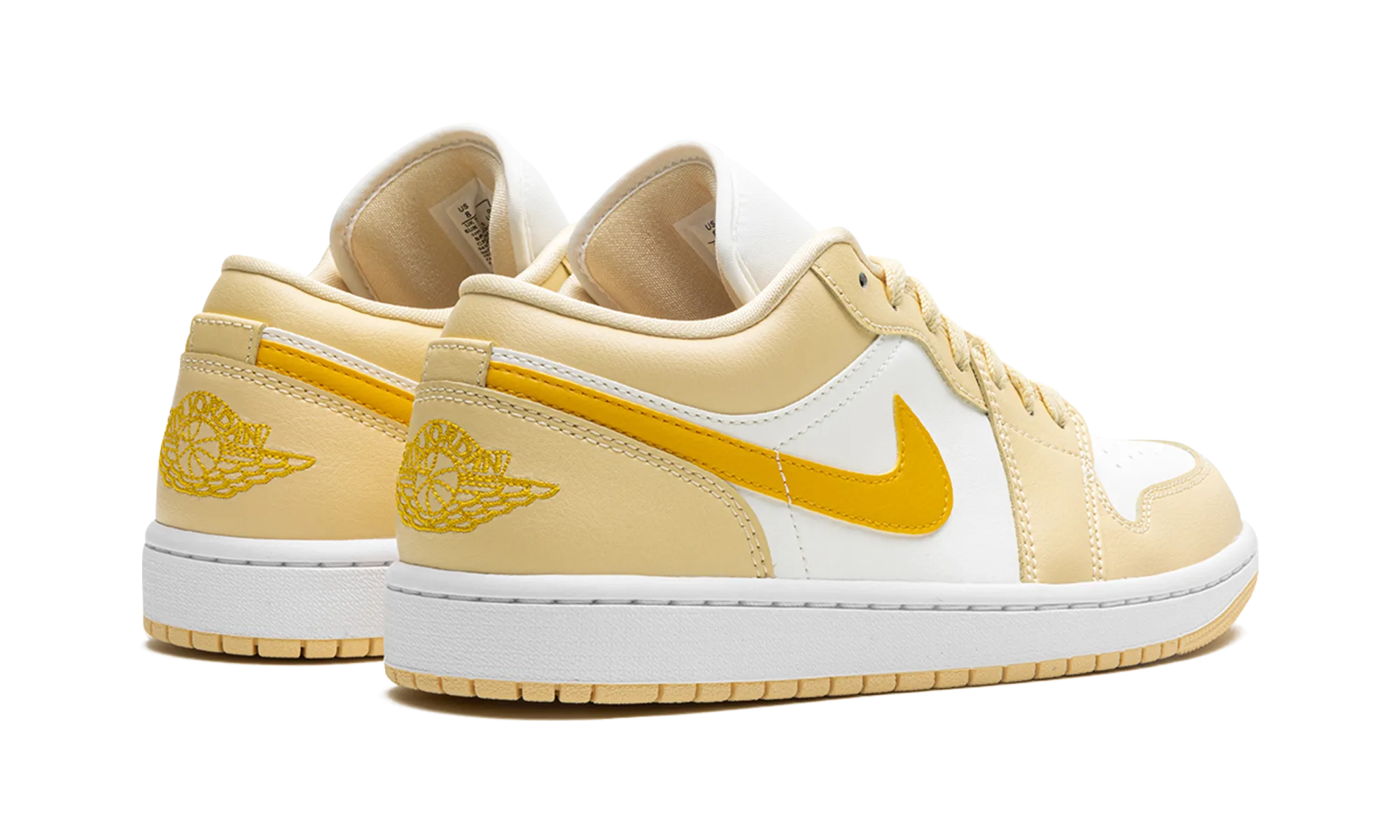 Pace Trainer Easy Clean Surface Air Jordan 1 Low WMNS "YELLOW OCHRE"