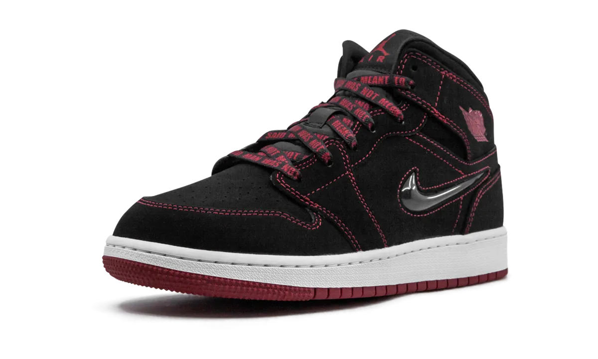 Durable Rubber Compound Comfort Advantage Air Jordan 1 Mid Fearless GS "Come Fly With Me"