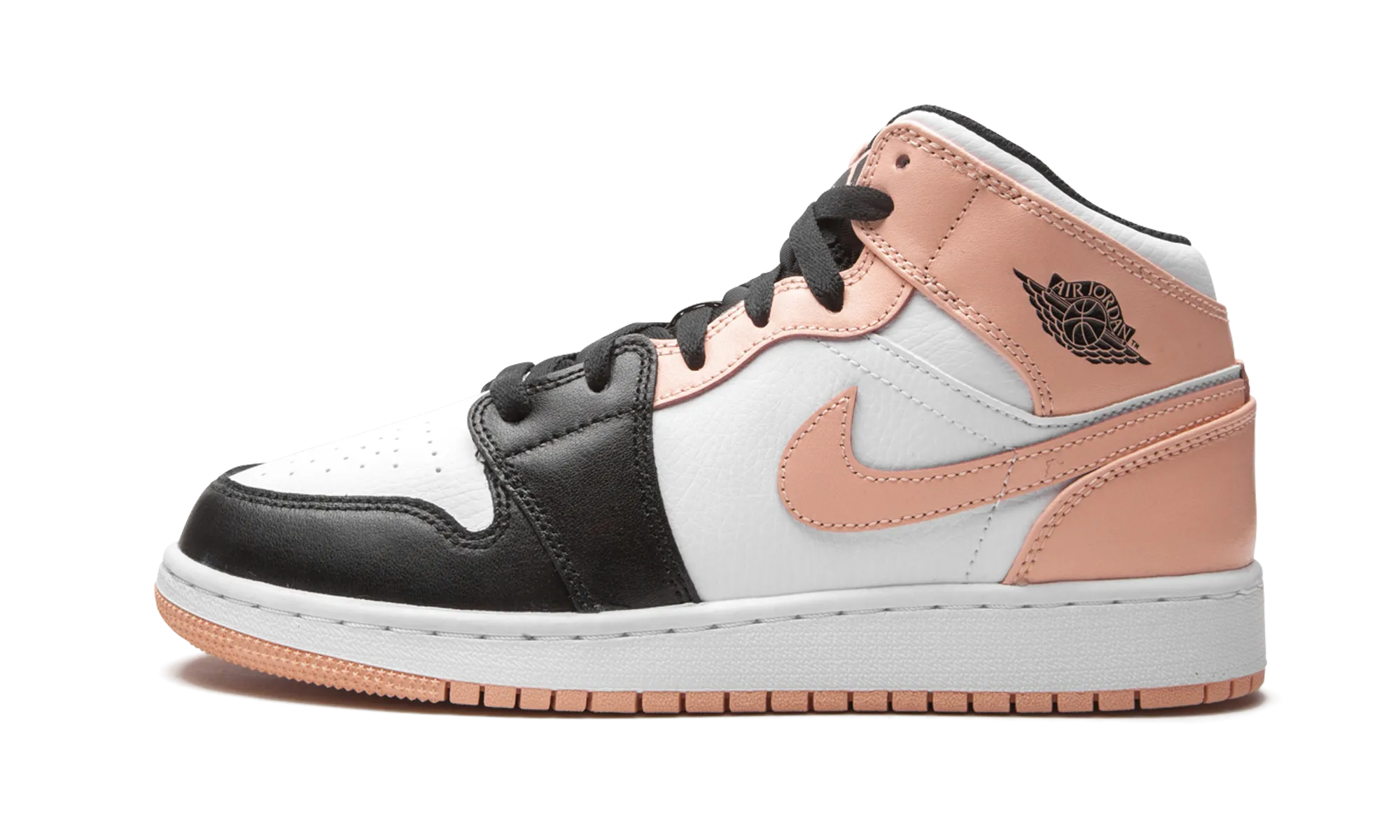 Comfort Laces Air Jordan 1 Mid GS "Arctic Orange"