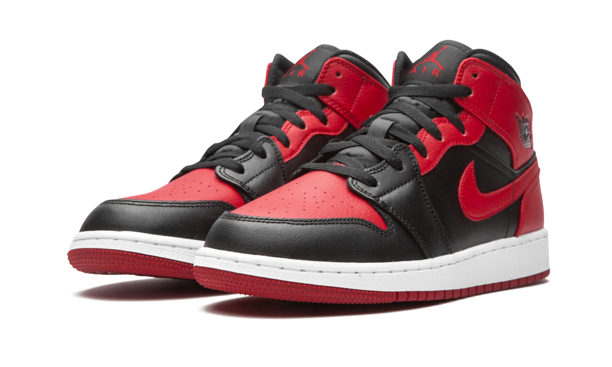 Padded collar design Quality craftsmanship Air Jordan 1 Mid GS "Banned 2020"