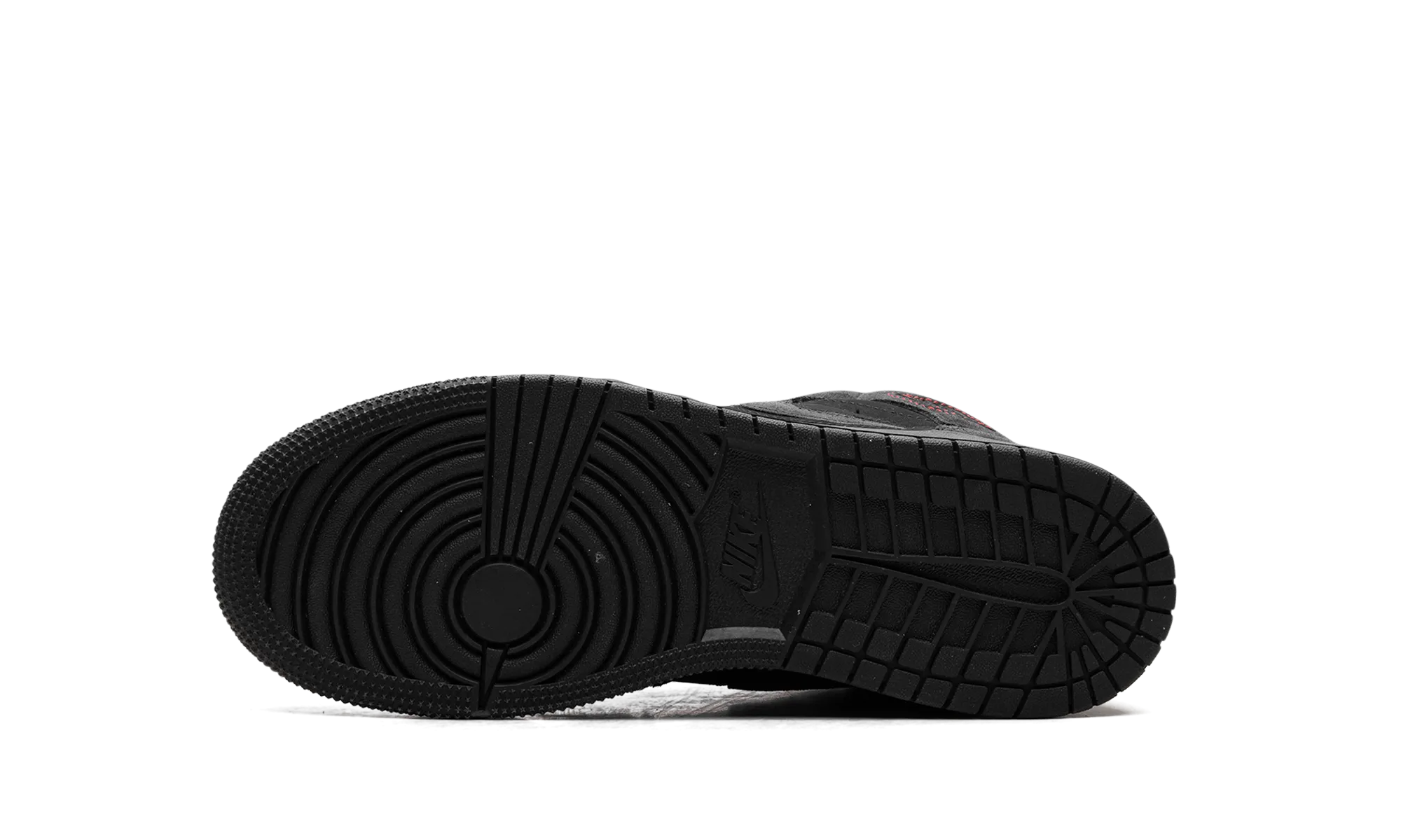 Free Motion Microfiber Layers Air Jordan 1 Mid GS "BLACK SUEDE"