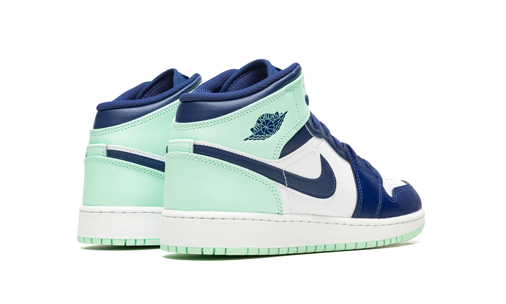 Mid Top Style Air Jordan 1 Mid GS "Blue Mint"