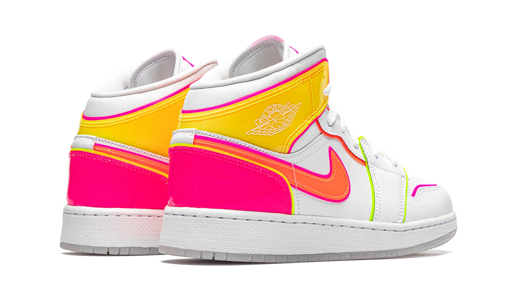 Air Jordan 1 Mid GS "Edge Glow" Bold Grip