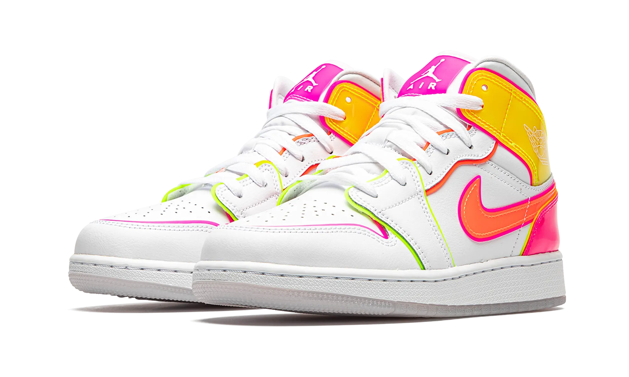 Flex Notch Soft Lining Air Jordan 1 Mid GS "Edge Glow"