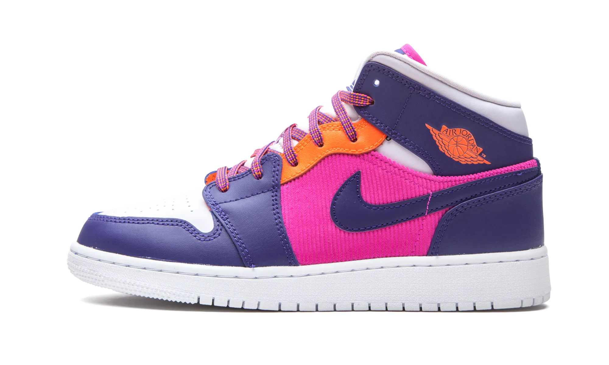 Non Toxic Adhesives Breathability Enhanced Air Jordan 1 Mid GS "Fire Pink"