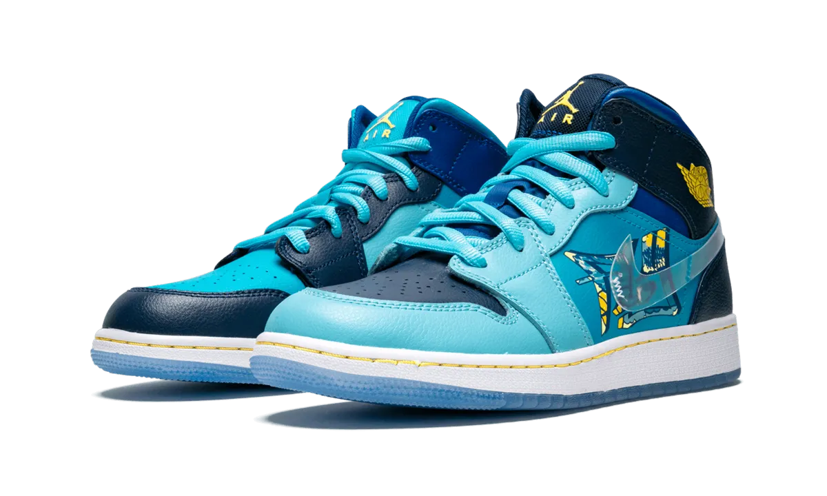Air Jordan 1 Mid GS "Fly" Slip   Resistant