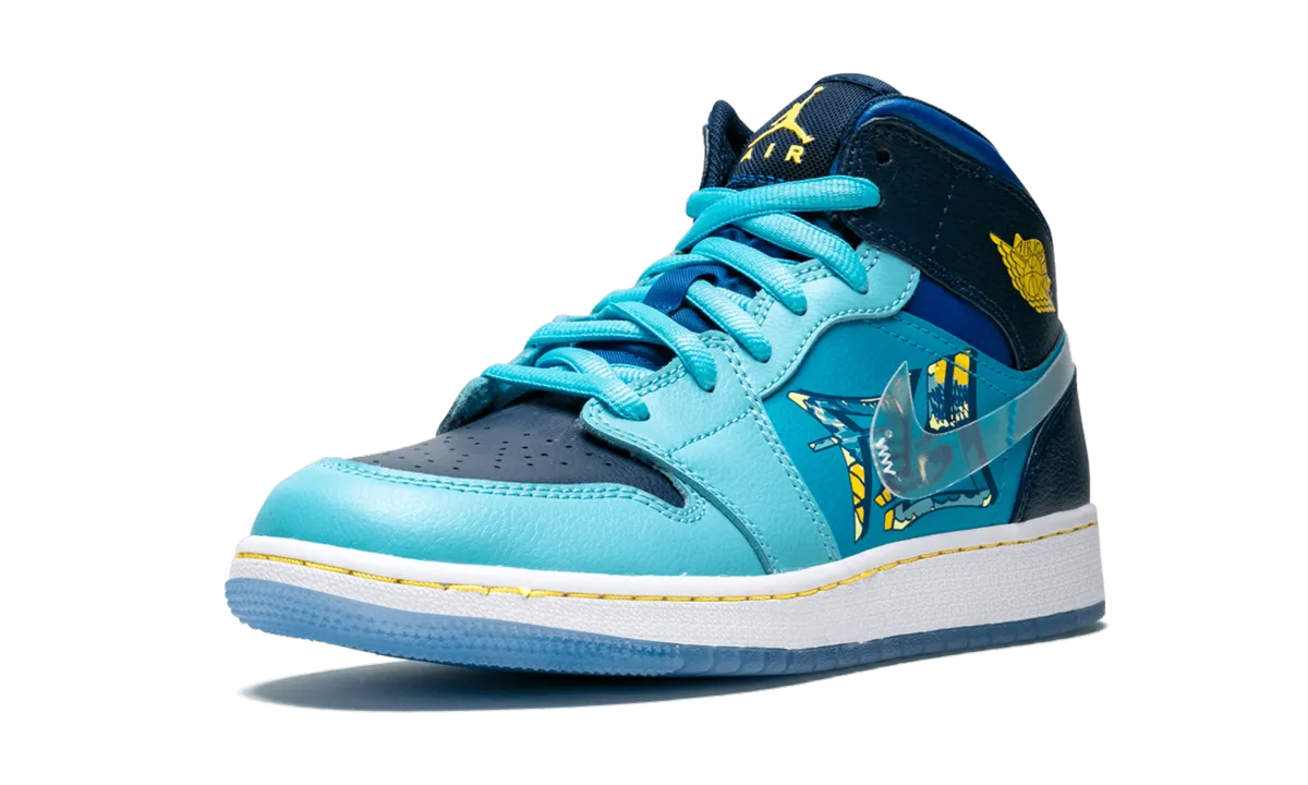 Timeless lining Comfortable Arch Area Air Jordan 1 Mid GS "Fly"