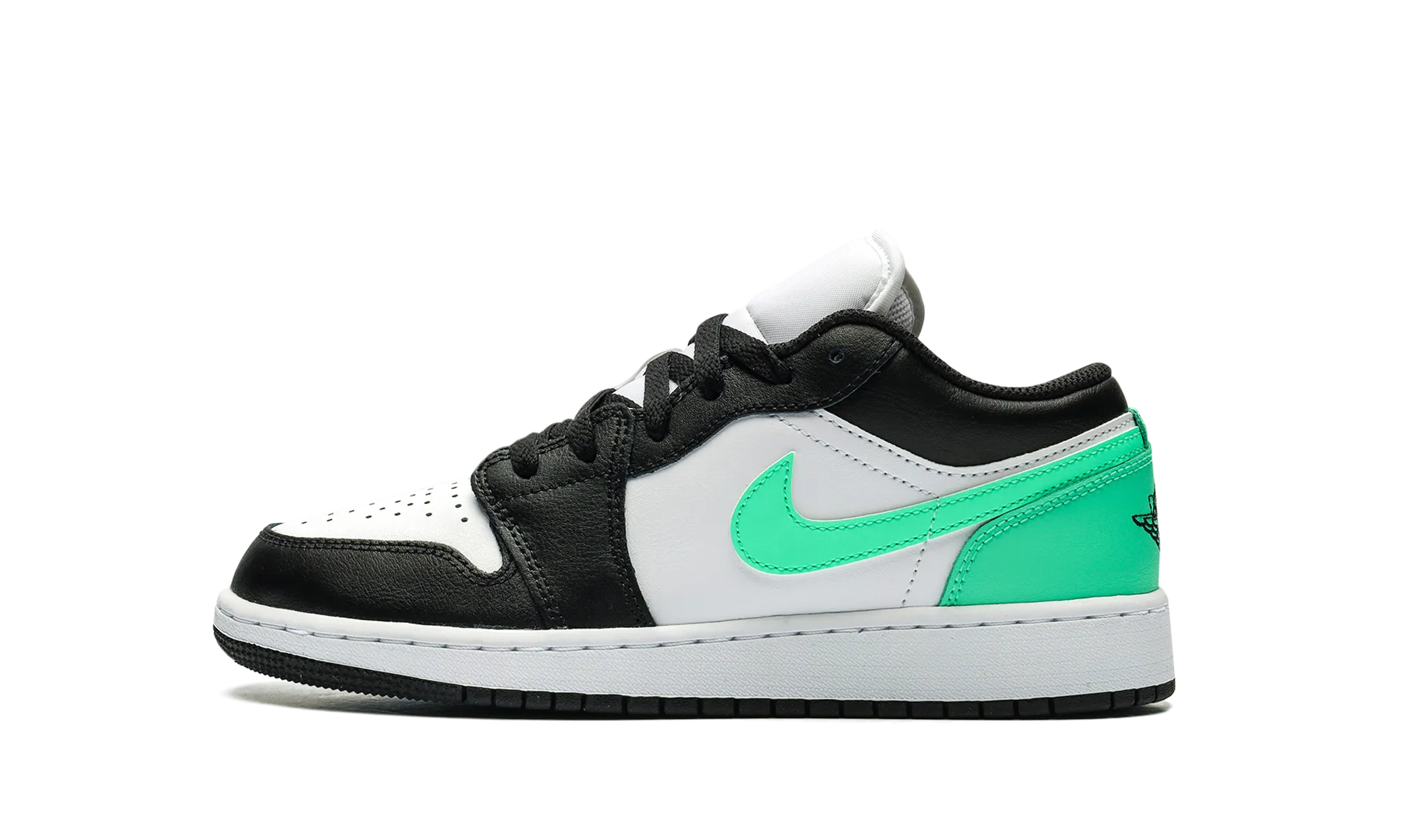 Gentle Support Flex Zone Design Air Jordan 1 Mid GS "GREEN GLOW"