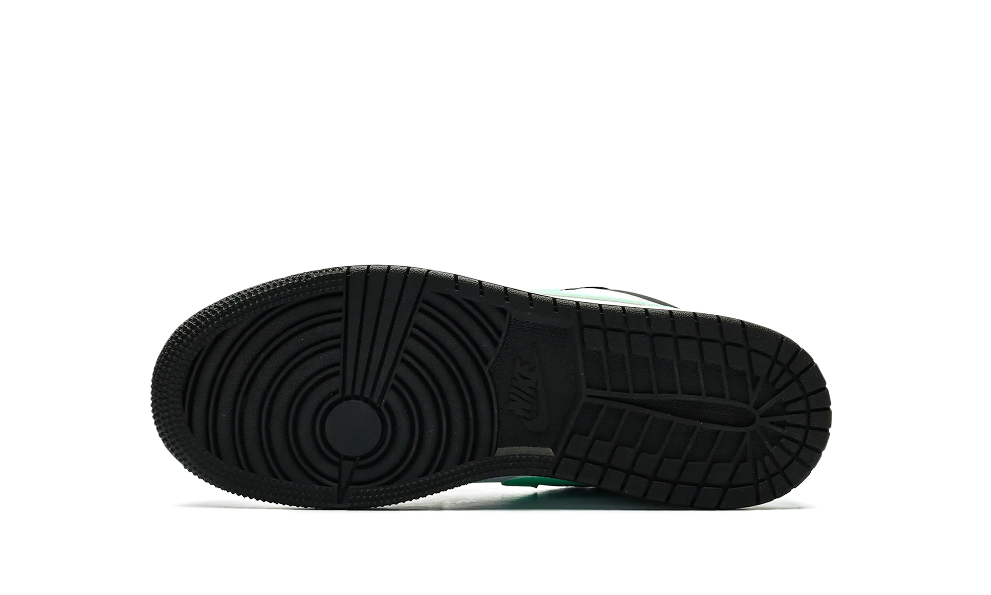 Air Jordan 1 Mid GS "GREEN GLOW" Tailored arch