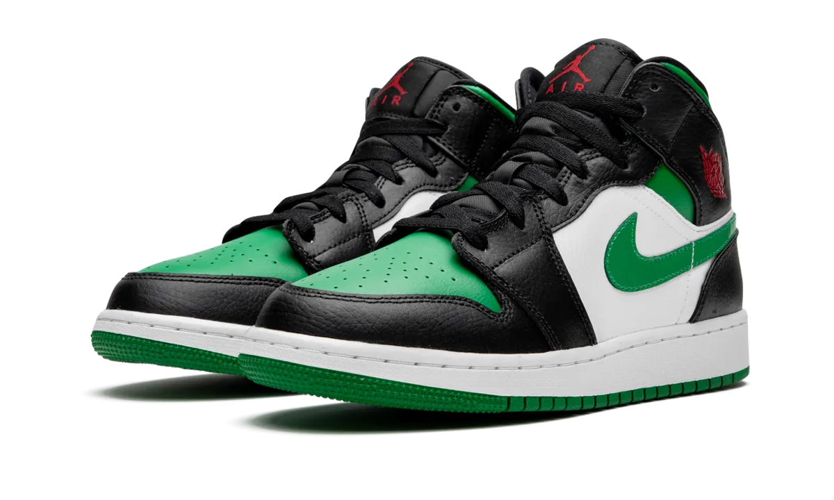 Air Jordan 1 Mid GS "Green Toe" Torsional Stability Plate