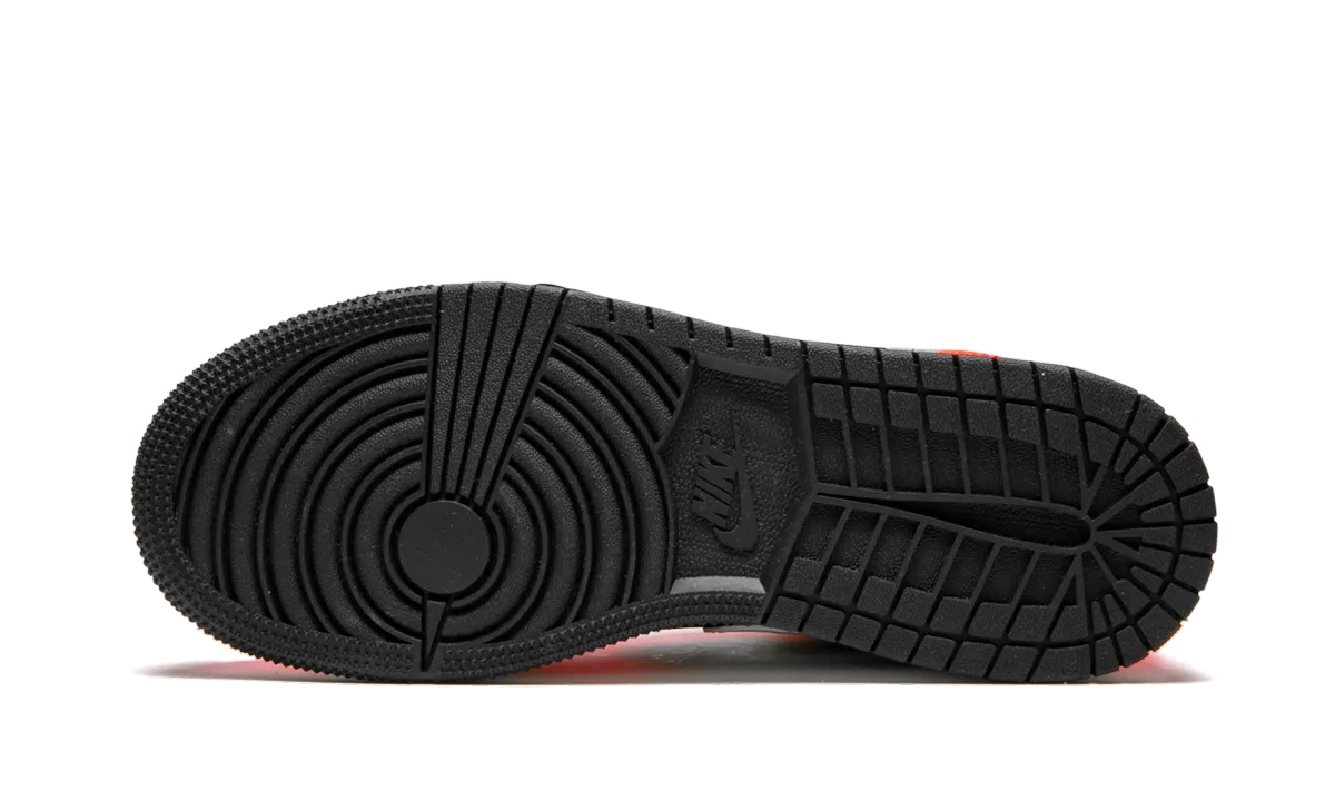 Air Jordan 1 Mid GS "Infrared" Abrasion Resistant Toe Cap