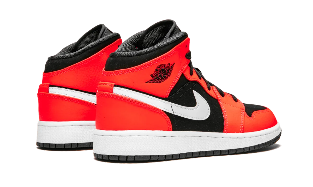 Air Jordan 1 Mid GS "Infrared" Push Forward