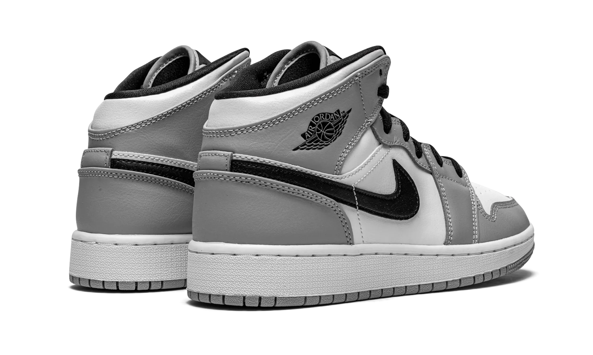 Versatile Fit Active Lifestyle Air Jordan 1 Mid GS "Light Smoke Grey"