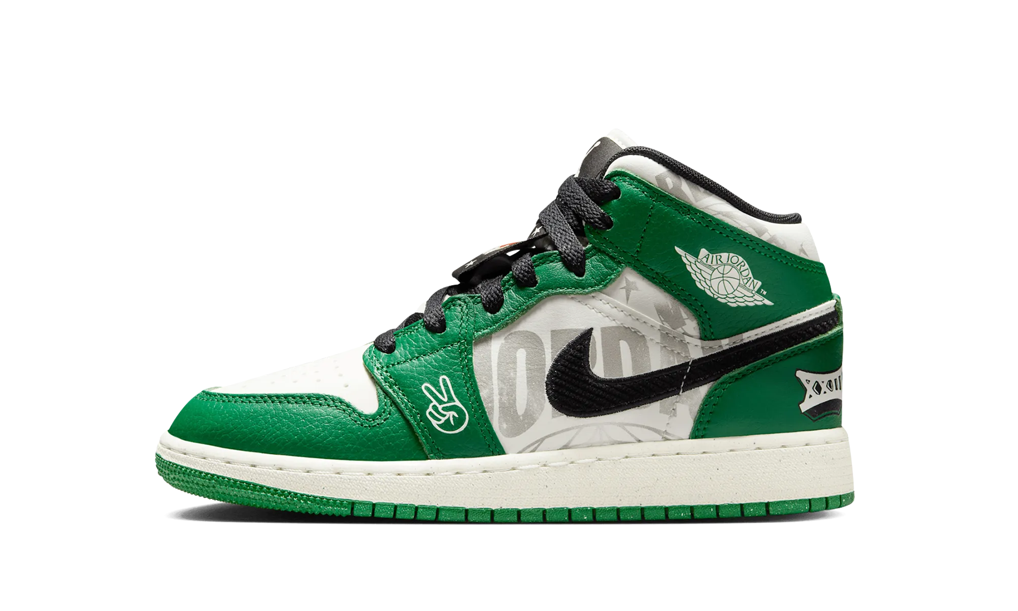 Power Balance Air Jordan 1 Mid GS "Overbranded"