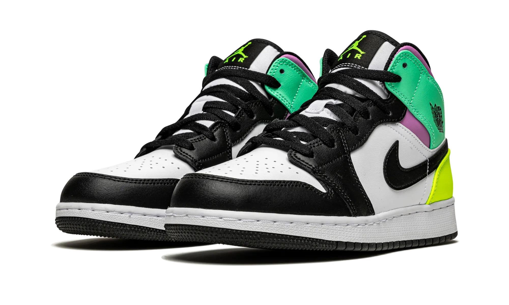 Bacterial Inhibition Anti   Slip Outsole Air Jordan 1 Mid GS "Pastel"