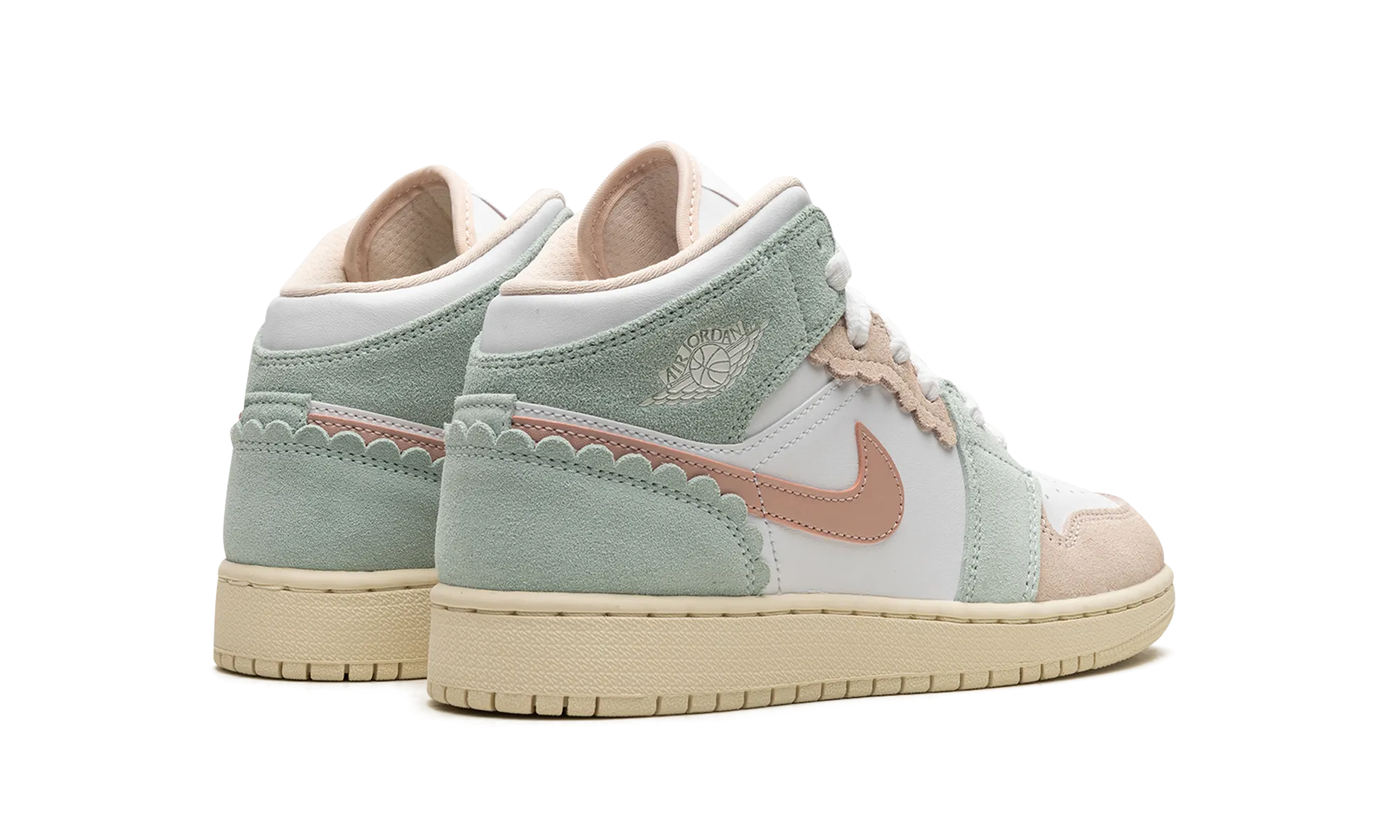 running sneakers Fashion Comfort Air Jordan 1 Mid GS "Pink Oxford"