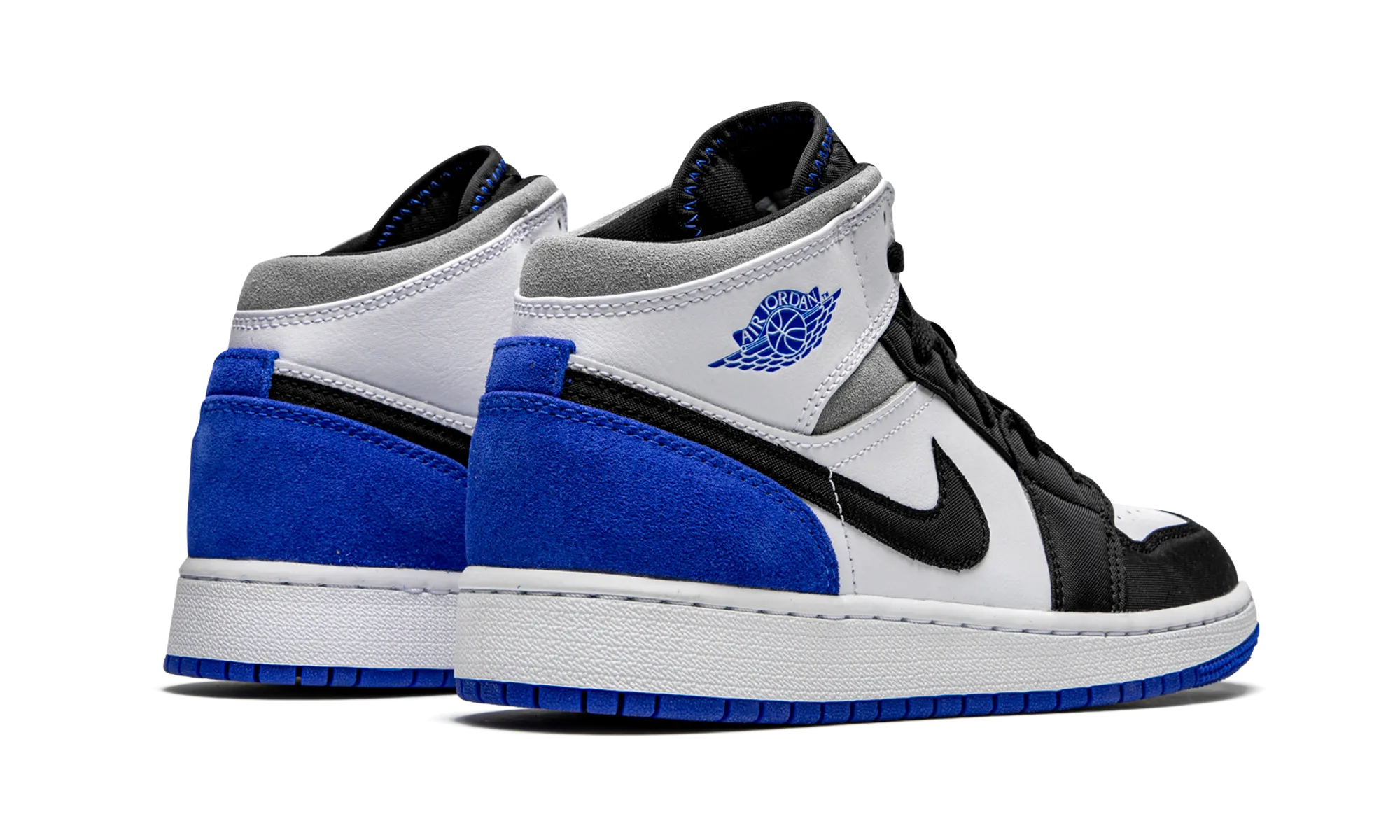 Air Jordan 1 Mid GS "Royal White" Energy Vibe