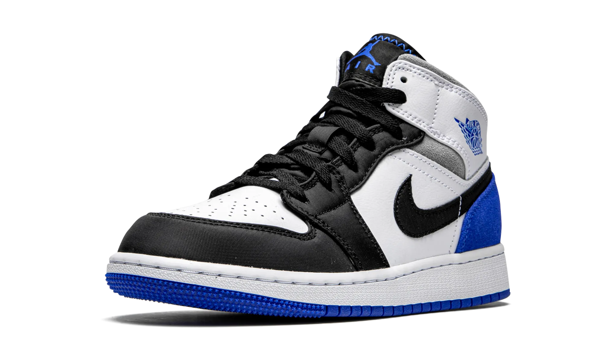 Breathable Collar Padding Air Jordan 1 Mid GS "Royal White"