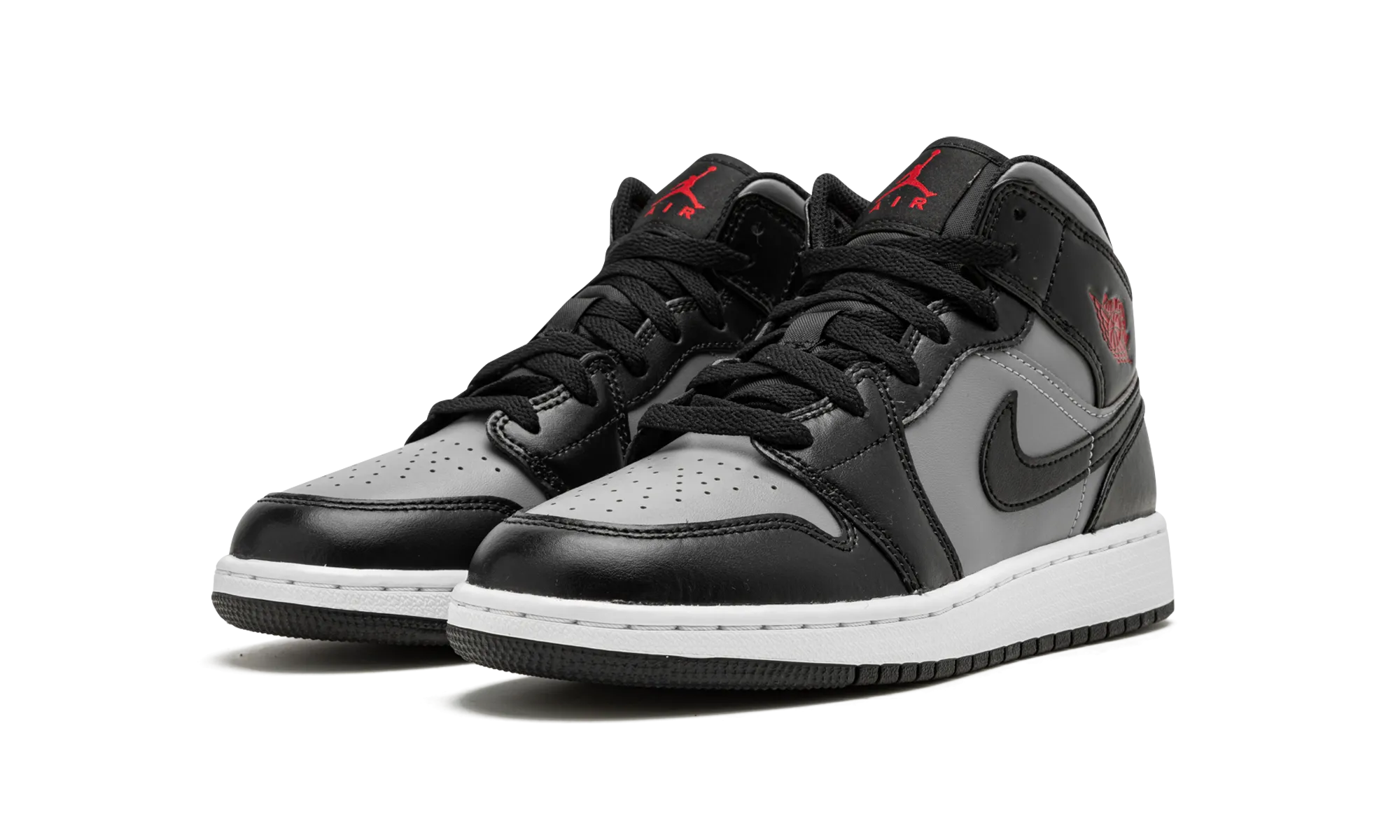 Relax Mode Fast Action Air Jordan 1 Mid GS "Shadow / Red"