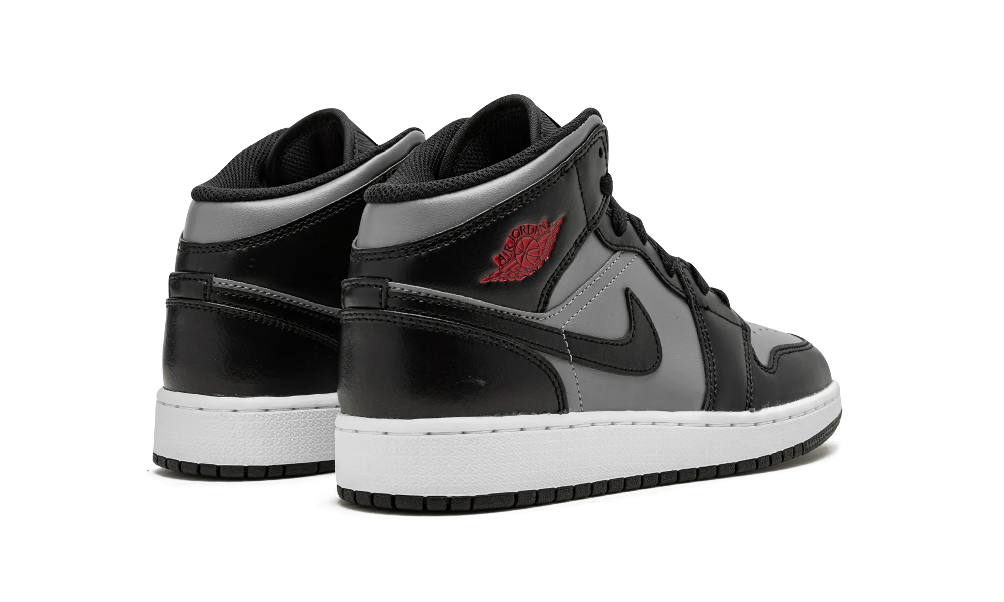 Air Jordan 1 Mid GS "Shadow / Red" Zip Closure Comfort seekers