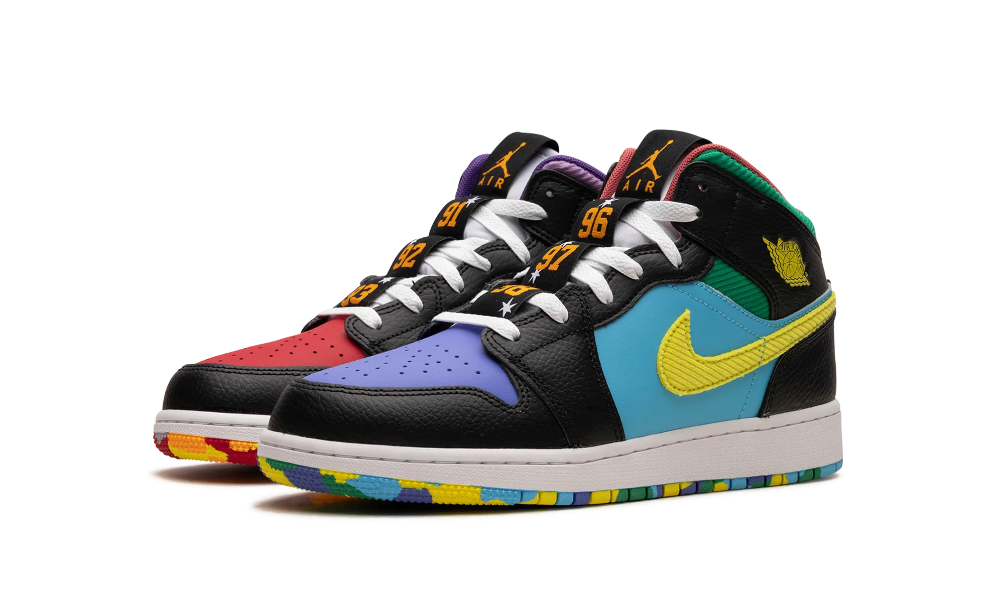 Balanced Impact Flattering performance Air Jordan 1 Mid GS "Six Championships"