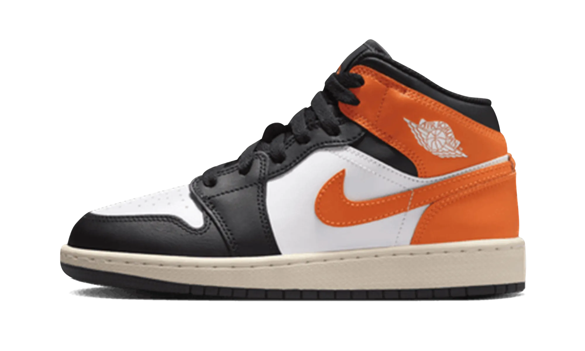 Rubber Toe Guard Maximum touch Air Jordan 1 Mid GS "Starfish Black Toe"