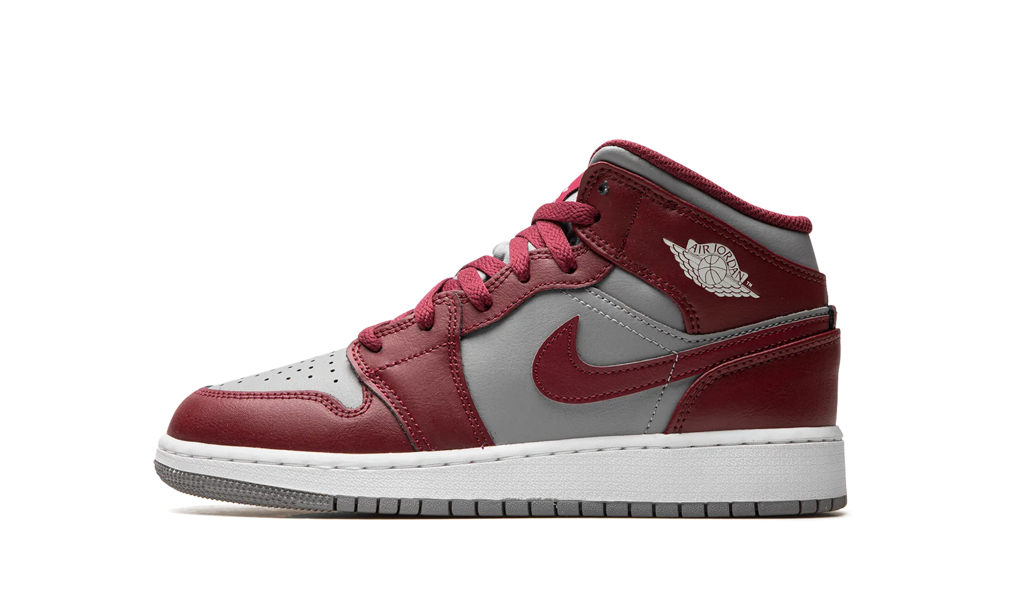 Air Jordan 1 Mid GS "Team Red GS" Anti Slip Laces