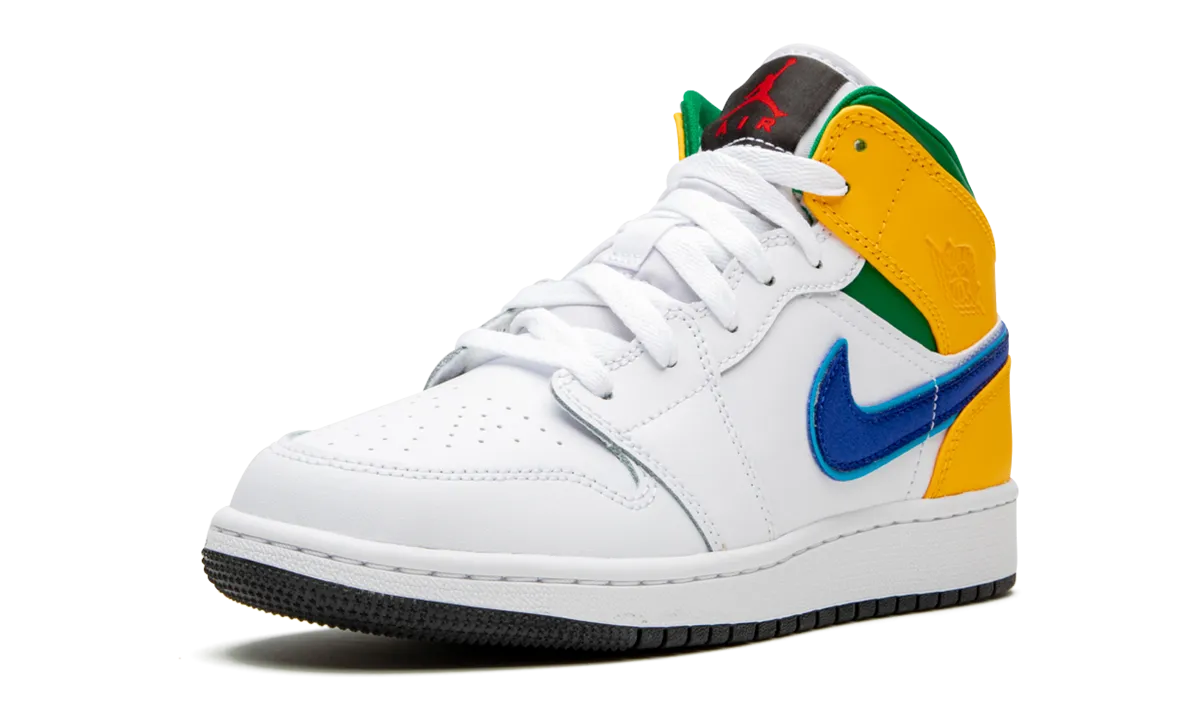 Air Jordan 1 MID GS "Three Peat" Classic Design