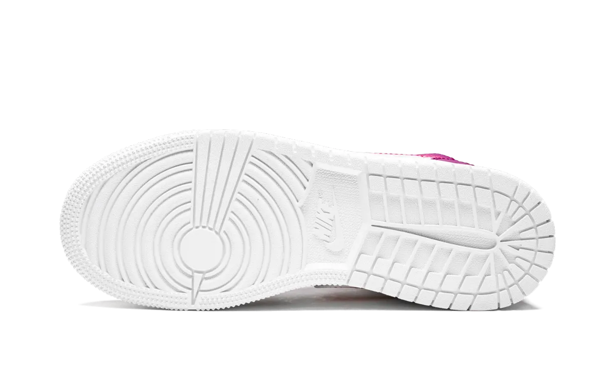 Air Jordan 1 Mid GS "True Berry" Bendable Comfortable Stride