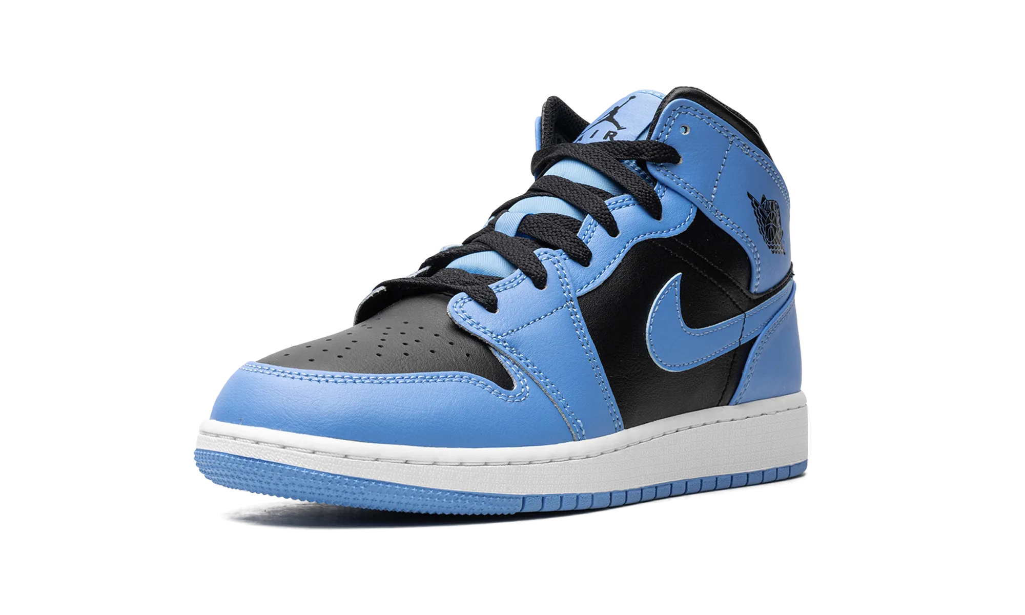 Air Jordan 1 Mid GS "University Blue" Minimal Look Hardwearing