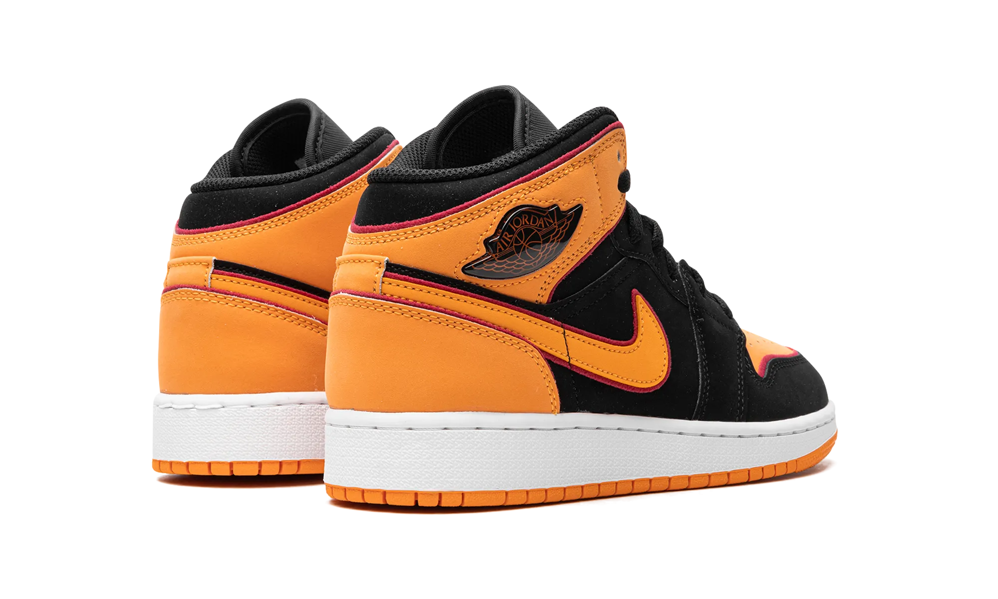 Eco Performance Air Jordan 1 Mid GS "Vivid Orange"