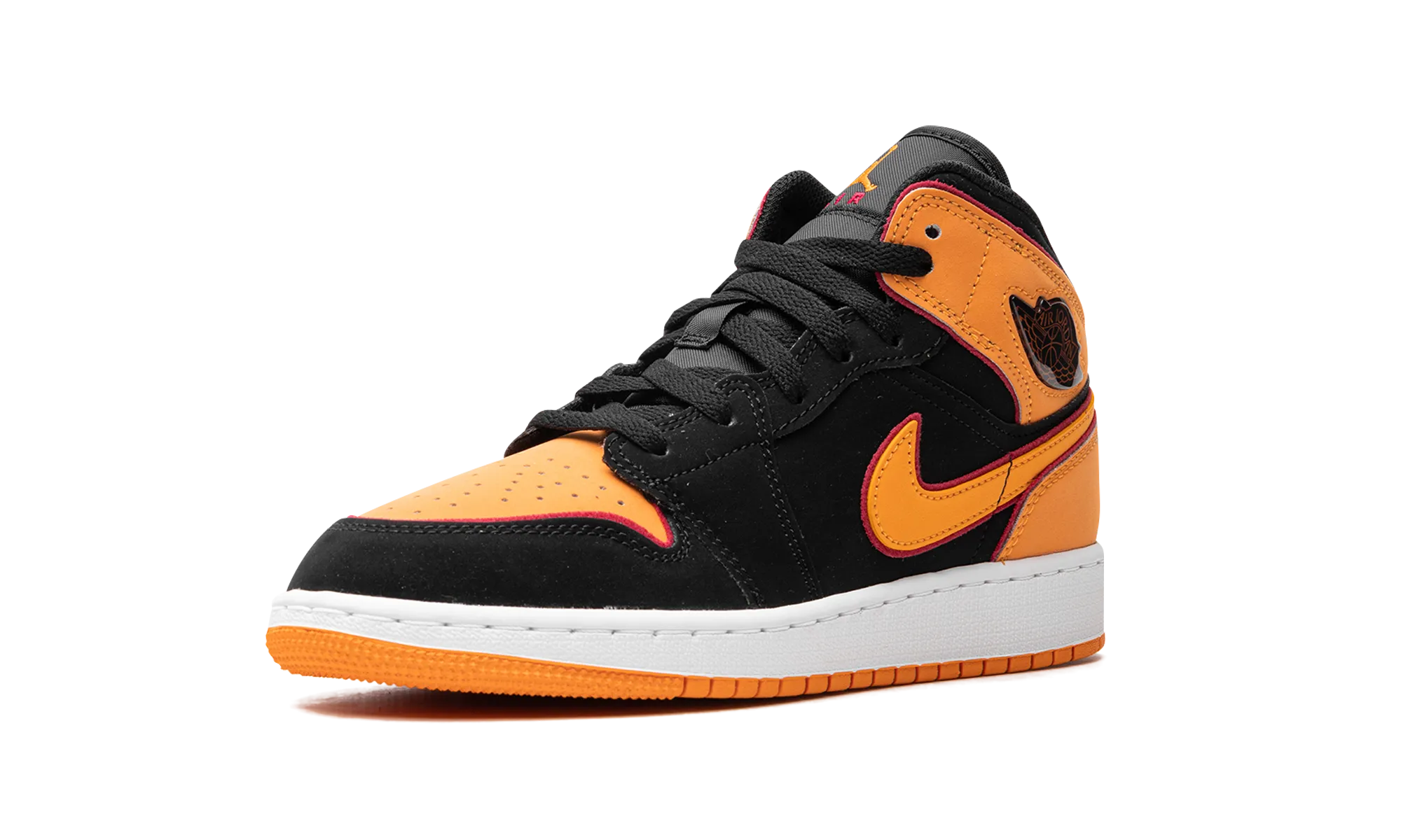 Stability Enhancing Structure Designer comfort Air Jordan 1 Mid GS "Vivid Orange"