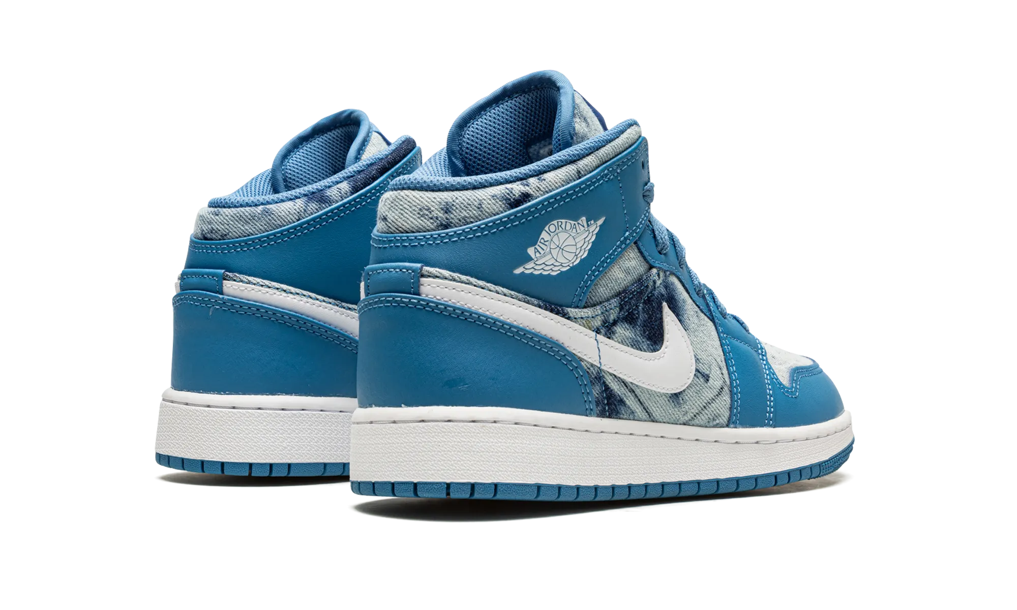 Street Vibe Shockproof Air Jordan 1 Mid GS "Washed Denim"