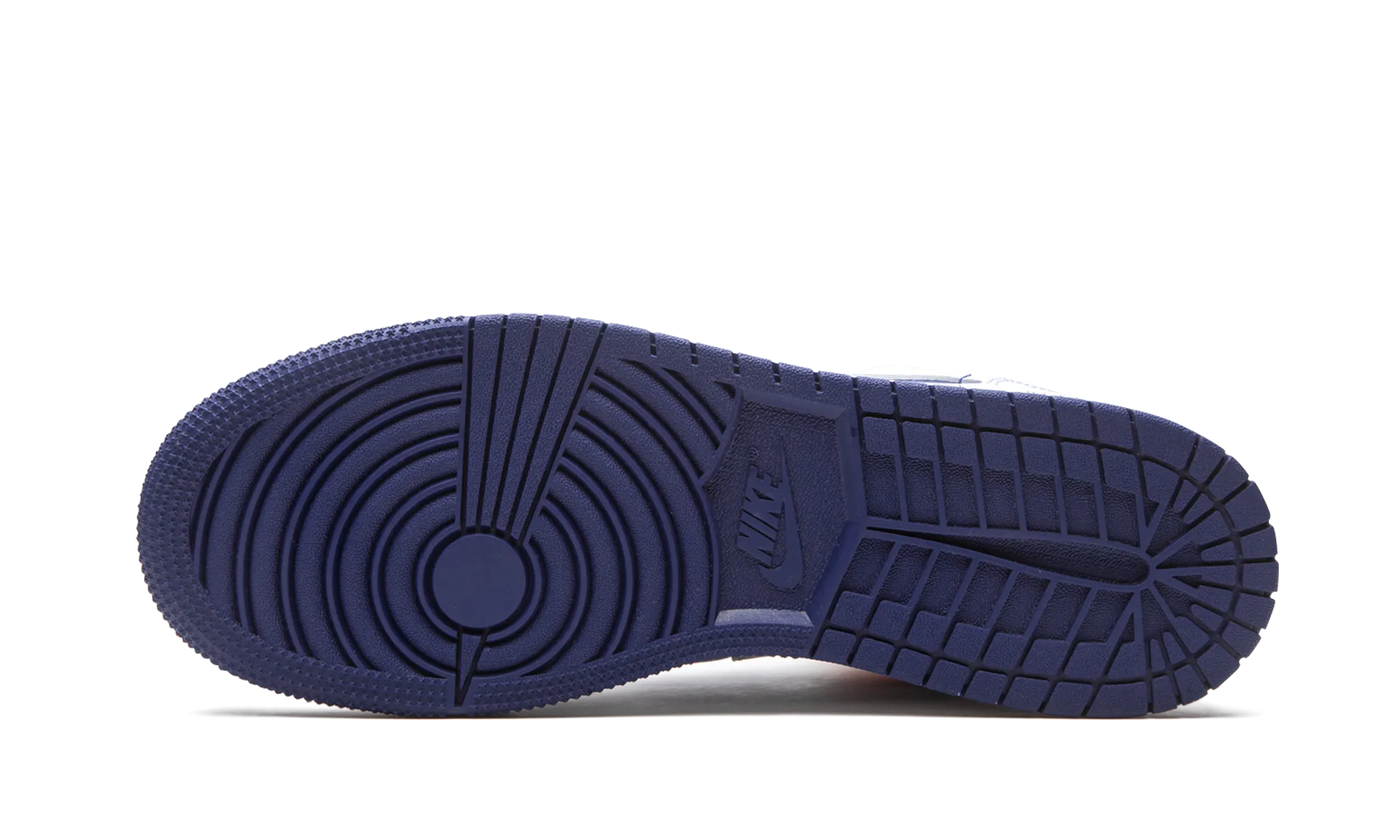 Air Jordan 1 Mid GS "White Deep Royal Blue" Enhanced Durability