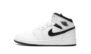 Orthotic Friendly Design Air Jordan 1 Mid GS "White/Black"
