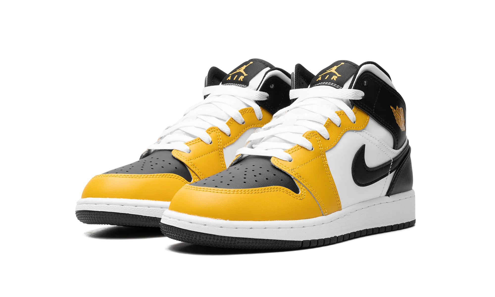 AIR JORDAN 1 MID GS "YELLOW OCHRE" Street Smart