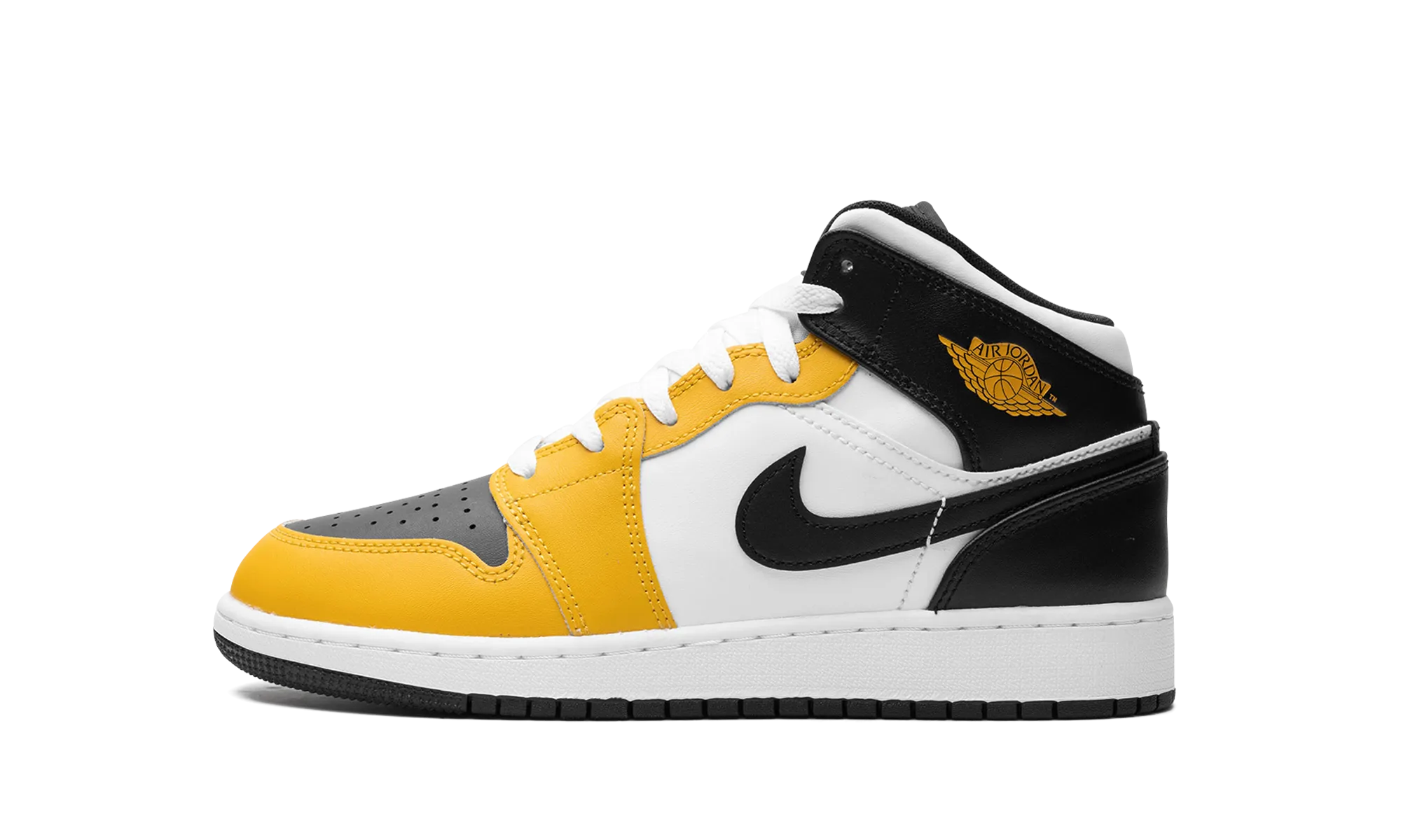 AIR JORDAN 1 MID GS "YELLOW OCHRE" Torsional Stability Plate Non Slip Insole