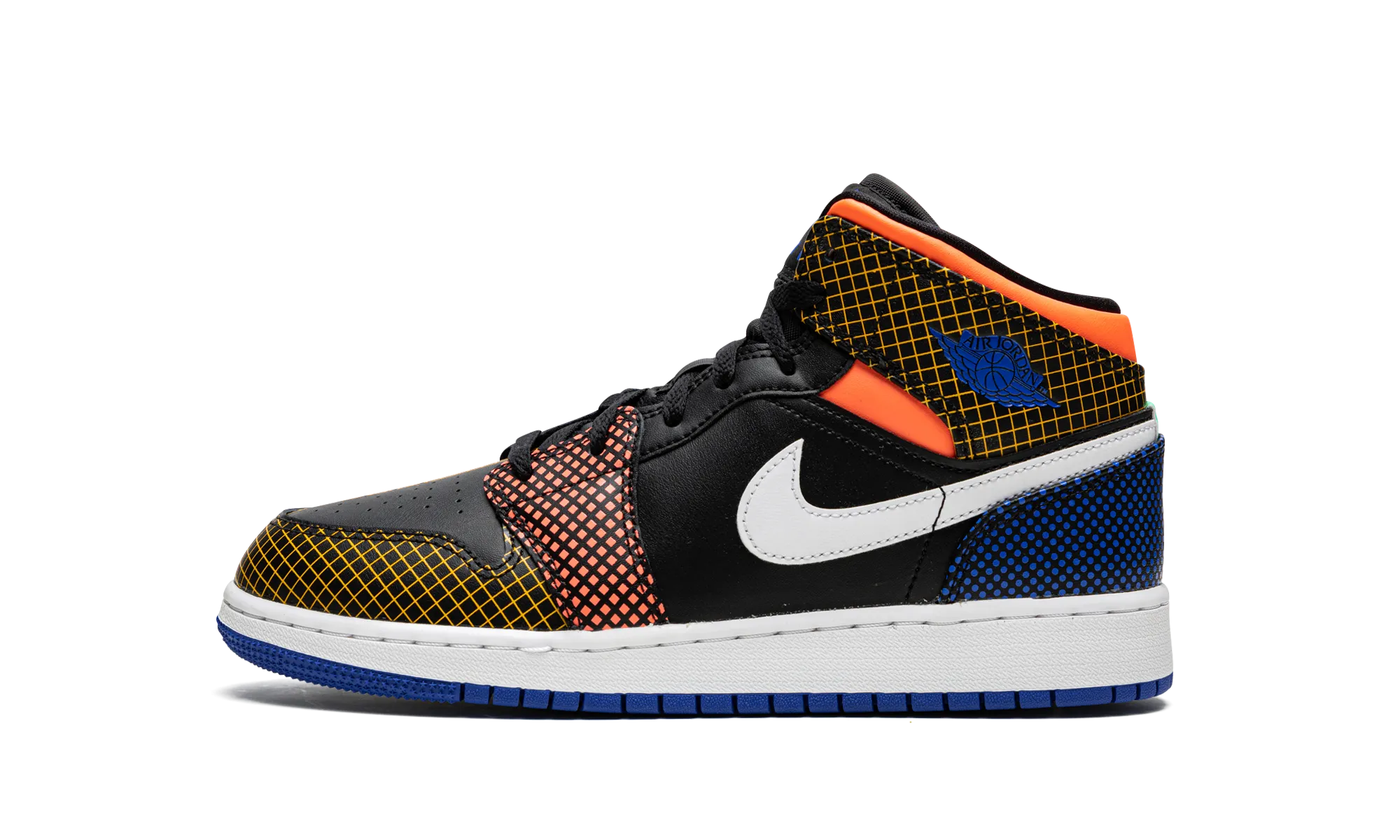 Plush traction Supportive support Air Jordan 1 Mid MMD GS "Multi-Color"