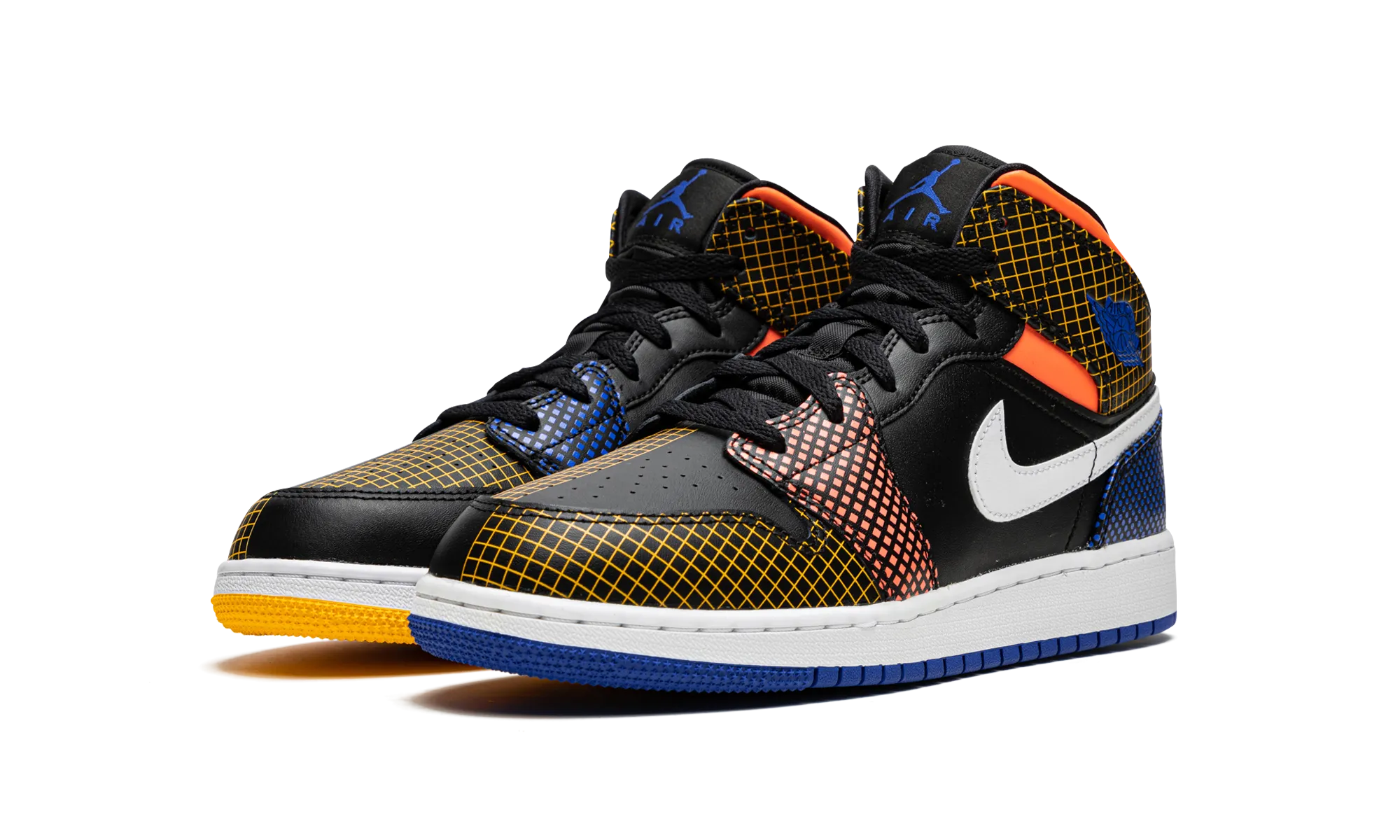 Air Jordan 1 Mid MMD GS "Multi-Color" Core Balance Steady Pace