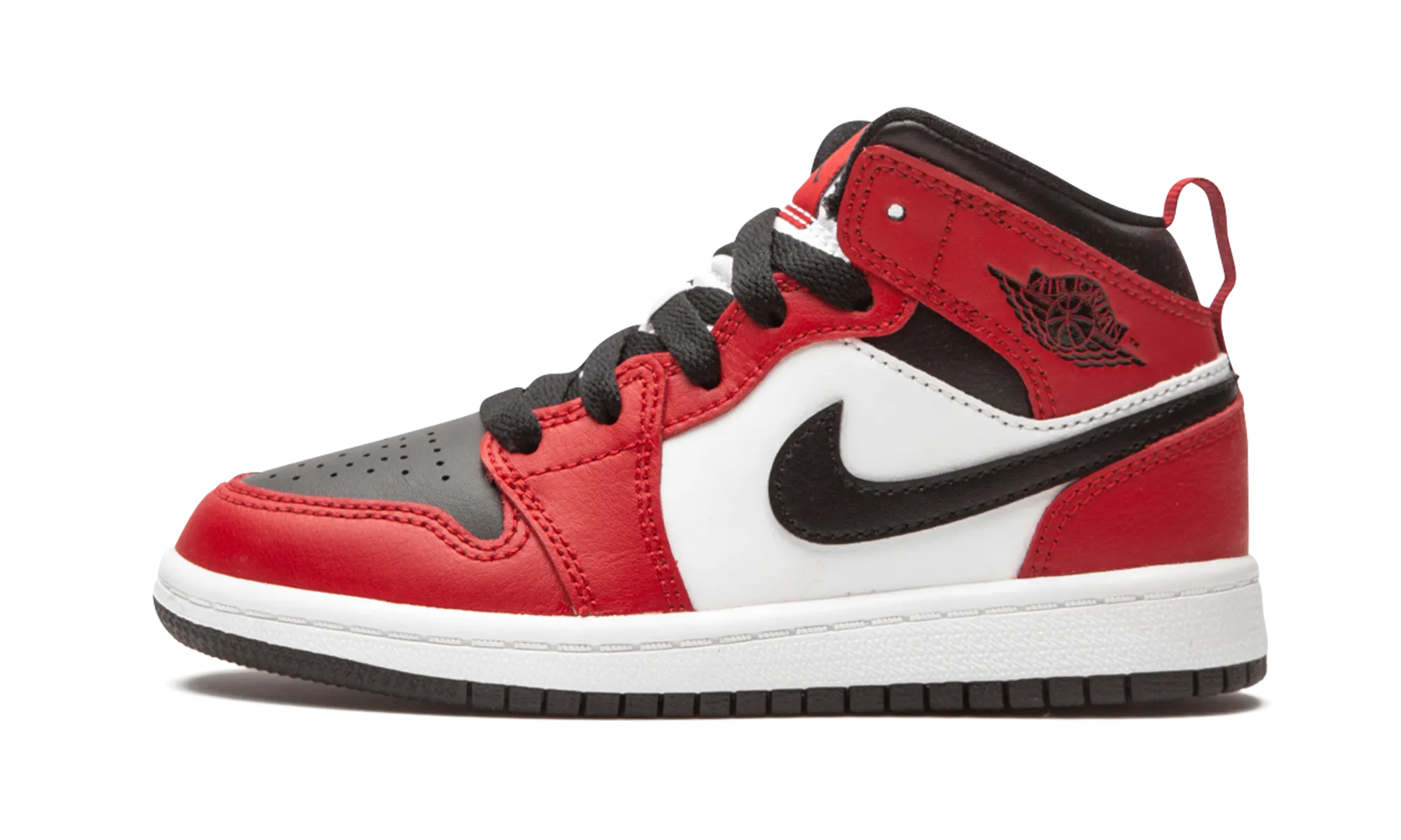 Air Jordan 1 Mid PS "Chicago Black Toe" Daily Utility All-Weather Wear