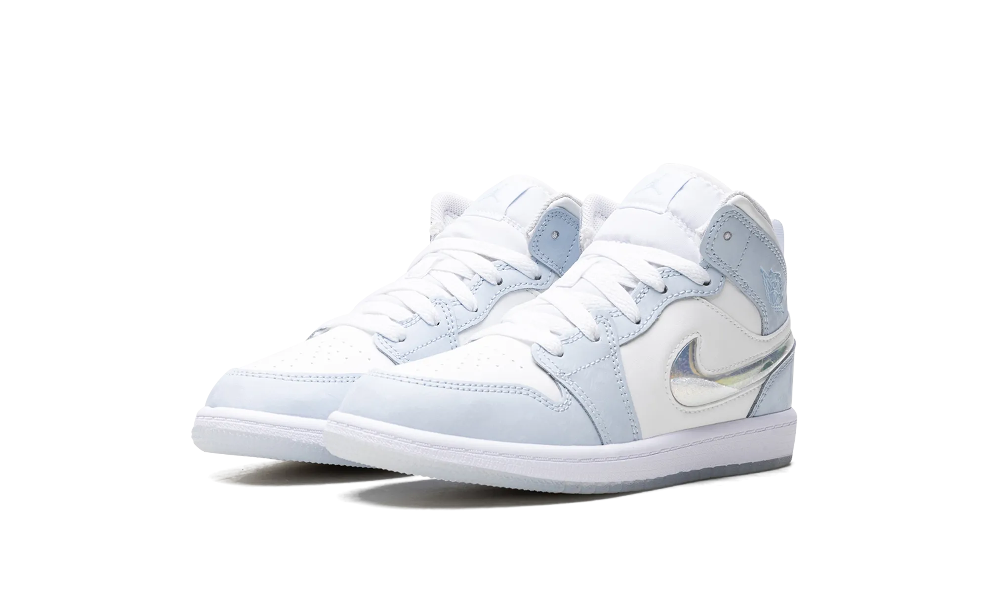 Friction Free Laces Air Jordan 1 Mid PS "Glitter Swoosh"