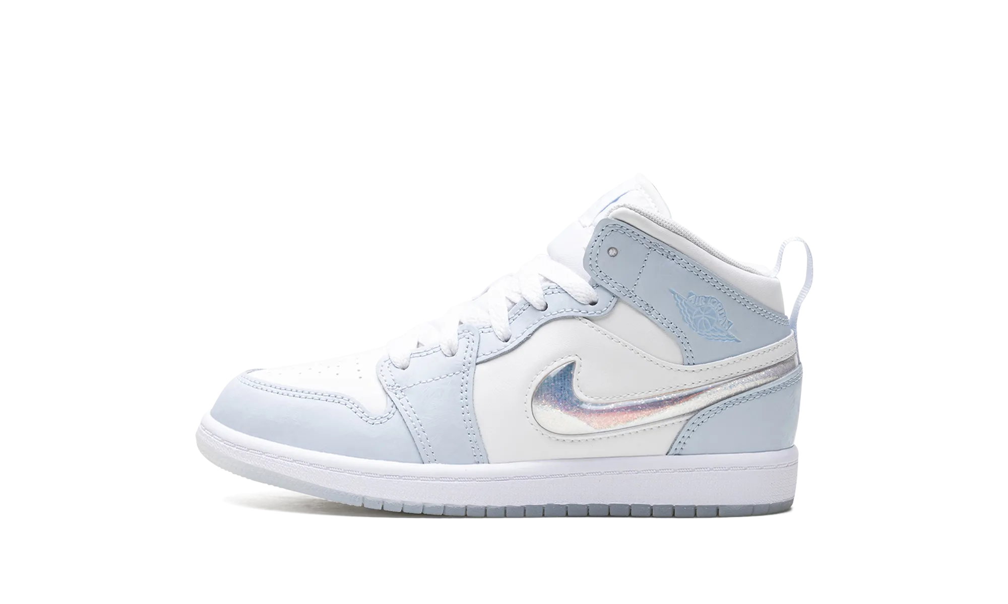 Air Jordan 1 Mid PS "Glitter Swoosh" Casual Fit Functional shock absorption