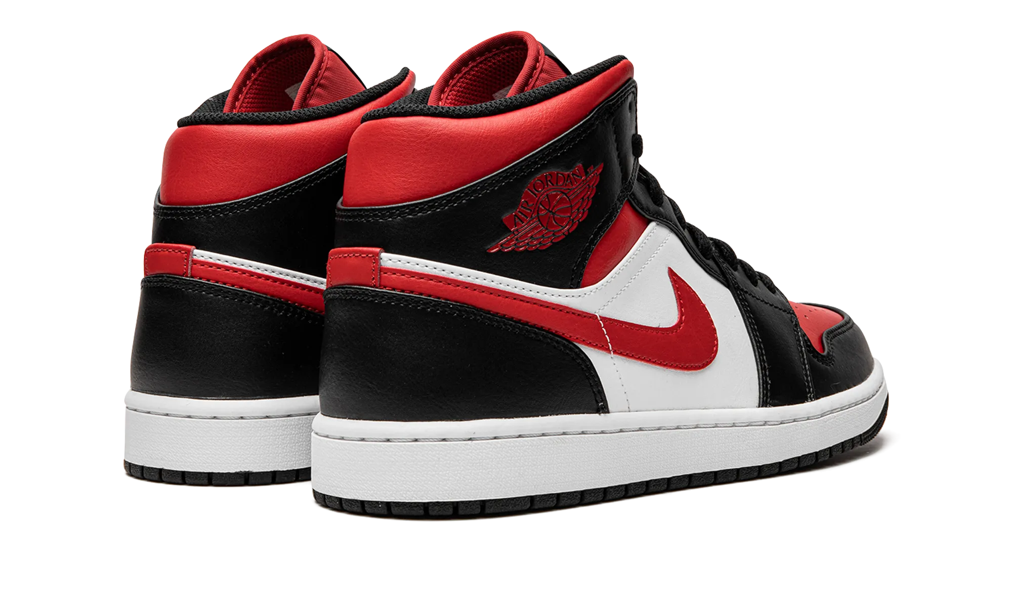 Air Jordan 1 Mid "Bred Toe" Adaptive stability